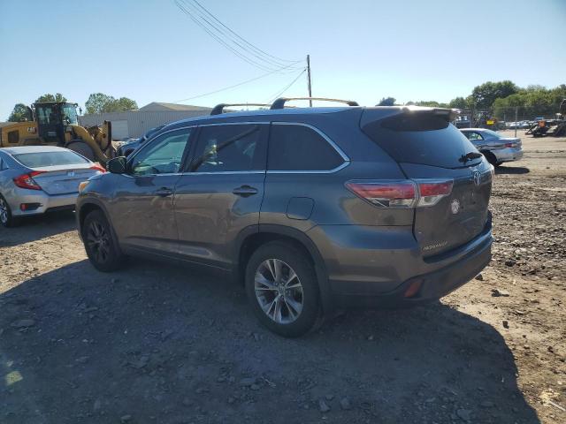 5TDJKRFH4FS169461 - 2015 TOYOTA HIGHLANDER XLE ნაცრისფერი ფოტო 2