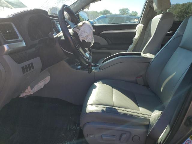 5TDJKRFH4FS169461 - 2015 TOYOTA HIGHLANDER XLE ნაცრისფერი ფოტო 7