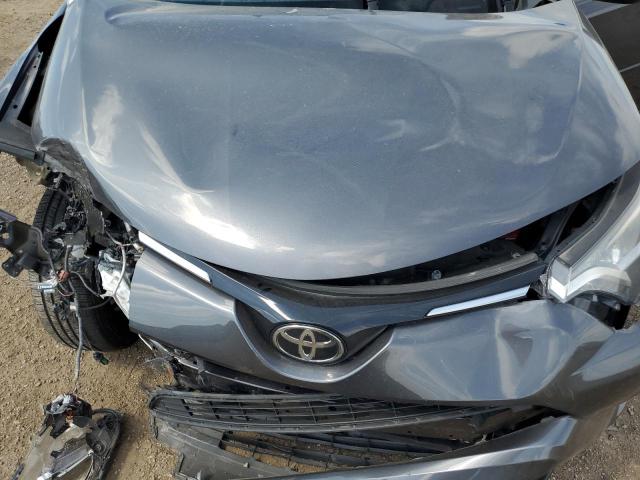 2T3ZFREV1HW366765 - 2017 TOYOTA RAV4 LE GRAY photo 12