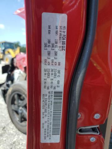 3C4NJDAB1JT146082 - 2018 JEEP COMPASS SPORT წითელი ფოტო 14