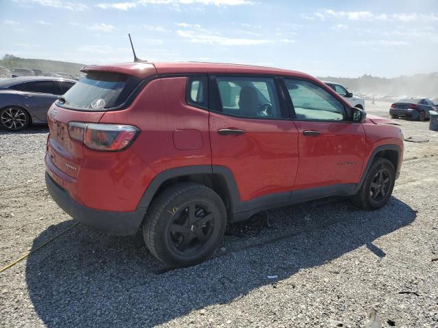 3C4NJDAB1JT146082 - 2018 JEEP COMPASS SPORT წითელი ფოტო 3
