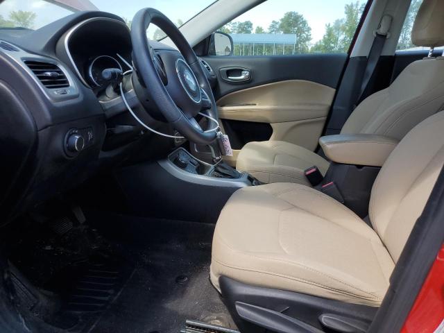 3C4NJDAB1JT146082 - 2018 JEEP COMPASS SPORT წითელი ფოტო 7