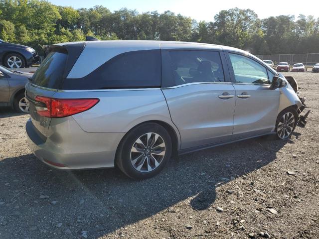 5FNRL6H7XNB055549 - 2022 HONDA ODYSSEY EXL SILVER photo 3