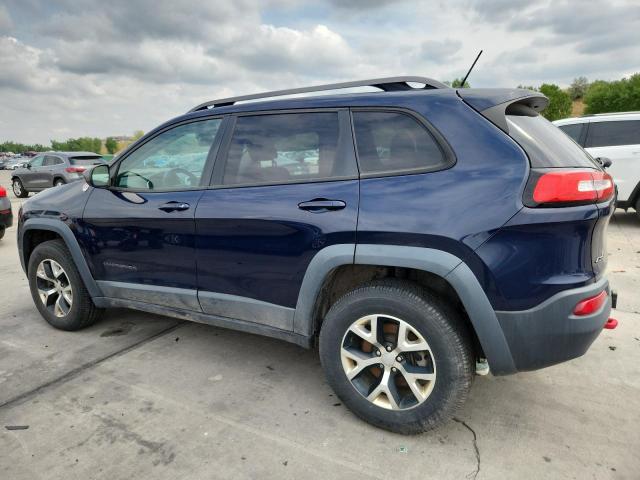 1C4PJMBS0EW188105 - 2014 JEEP CHEROKEE TRAILHAWK BLUE photo 2