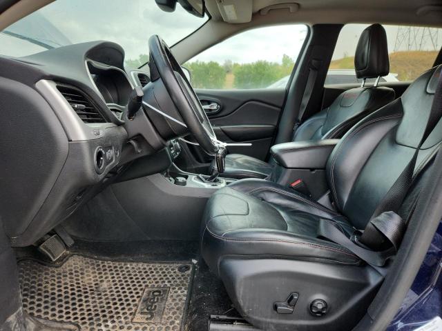 1C4PJMBS0EW188105 - 2014 JEEP CHEROKEE TRAILHAWK BLUE photo 7