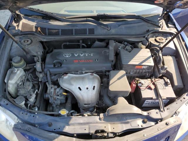 JTNBE46K173072615 - 2007 TOYOTA CAMRY CE BLUE photo 11