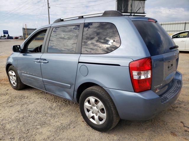 KNDMB133586255551 - 2008 KIA SEDONA BLUE photo 2