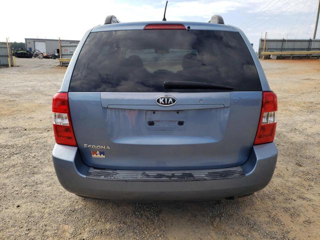 KNDMB133586255551 - 2008 KIA SEDONA BLUE photo 6