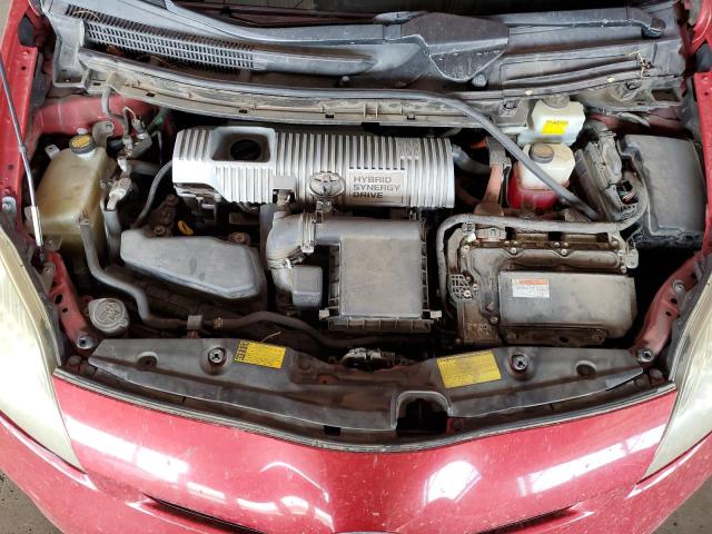 JTDKN3DU6D0349162 - 2013 TOYOTA PRIUS 红色 照片 11