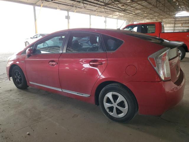 JTDKN3DU6D0349162 - 2013 TOYOTA PRIUS 红色 照片 2