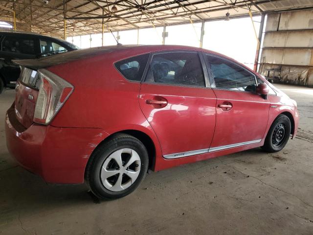 JTDKN3DU6D0349162 - 2013 TOYOTA PRIUS 红色 照片 3