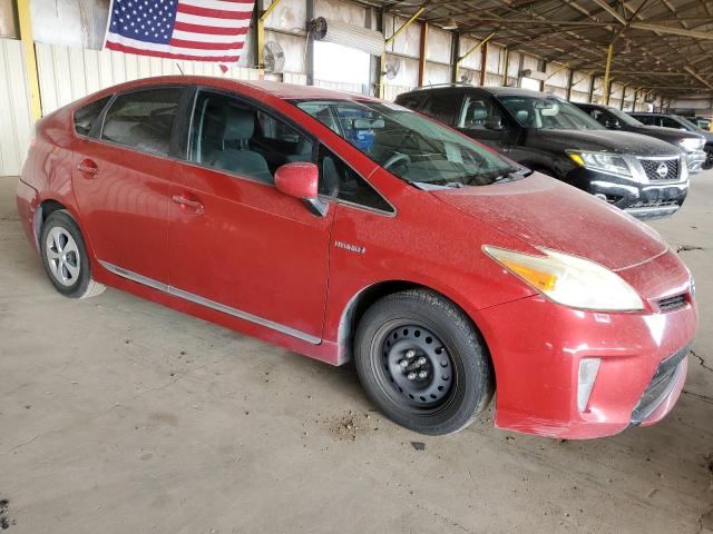 JTDKN3DU6D0349162 - 2013 TOYOTA PRIUS 红色 照片 4