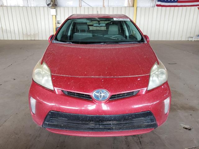 JTDKN3DU6D0349162 - 2013 TOYOTA PRIUS 红色 照片 5