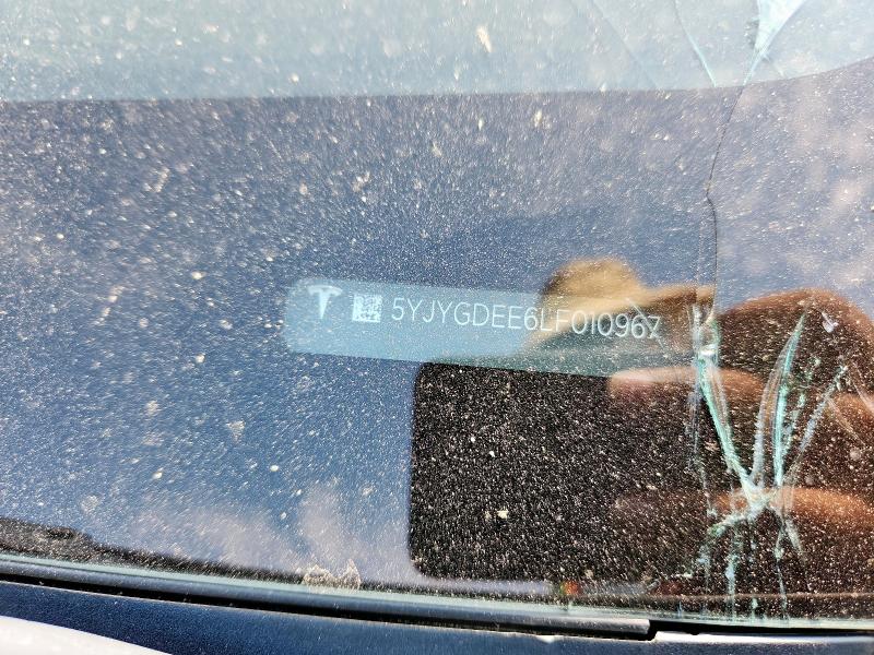 5YJYGDEE6LF010967 - 2020 TESLA MODEL Y BLACK photo 12