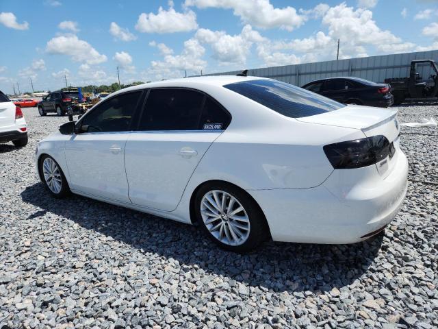 3VWLL7AJXEM382544 - 2014 VOLKSWAGEN JETTA TDI WHITE photo 2