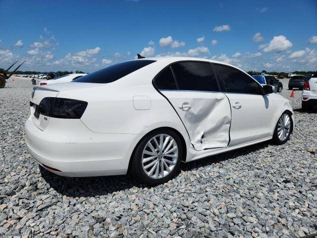 3VWLL7AJXEM382544 - 2014 VOLKSWAGEN JETTA TDI WHITE photo 3