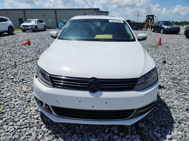 3VWLL7AJXEM382544 - 2014 VOLKSWAGEN JETTA TDI WHITE photo 5