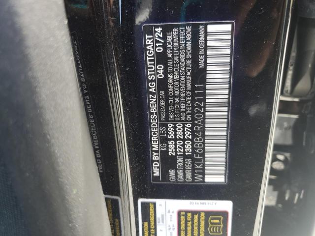 W1KLF6BB4RA022111 - 2024 MERCEDES-BENZ E 450 4MATIC BLACK photo 12