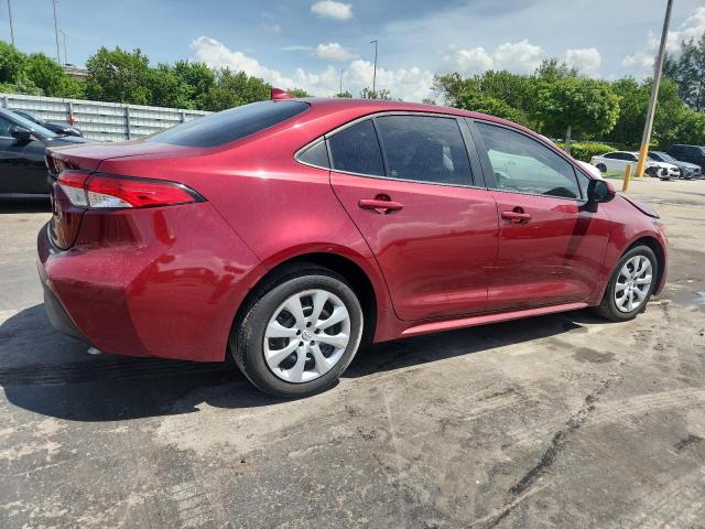 5YFB4MDE2PP001189 - 2023 TOYOTA COROLLA LE أحمر صورة 3