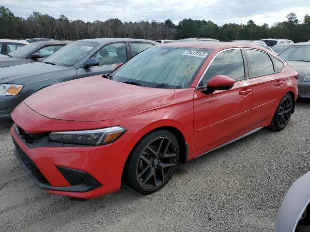 19XFL1H89NE010008 - 2022 HONDA CIVIC SPORT TOURING Қызыл фото 1