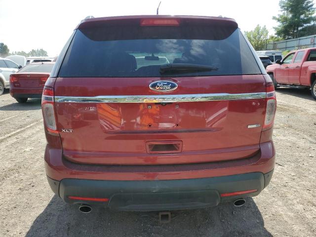 1FM5K8D87FGC14008 - 2015 FORD EXPLORER XLT RED photo 6