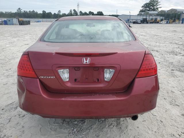 1HGCM567X6A046099 - 2006 HONDA ACCORD EX MAROON photo 6