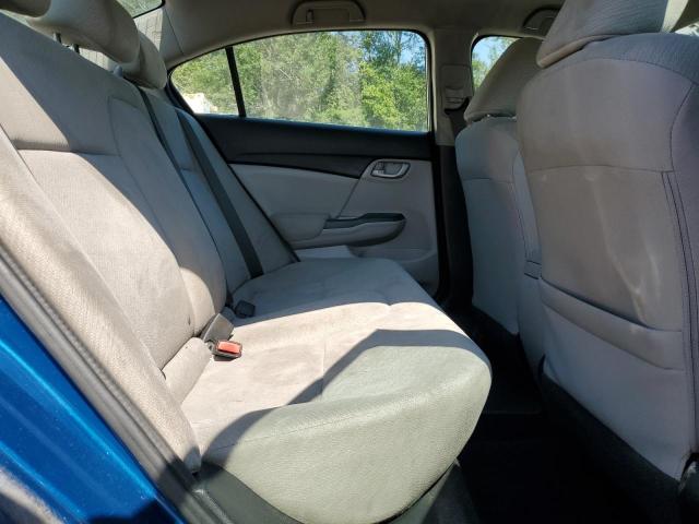 2HGFB2E54DH516448 - 2013 HONDA CIVIC LX BLUE photo 10