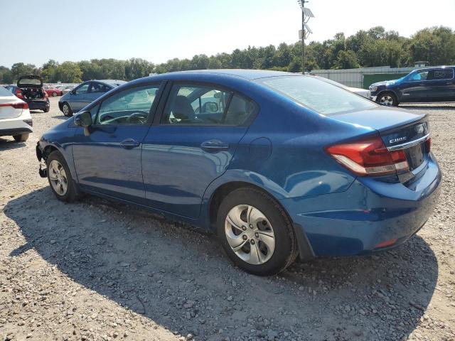 2HGFB2E54DH516448 - 2013 HONDA CIVIC LX BLUE photo 2