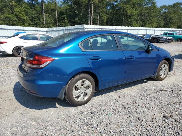 2HGFB2E54DH516448 - 2013 HONDA CIVIC LX BLUE photo 3