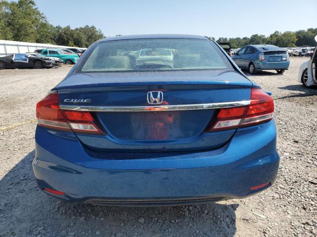 2HGFB2E54DH516448 - 2013 HONDA CIVIC LX BLUE photo 6