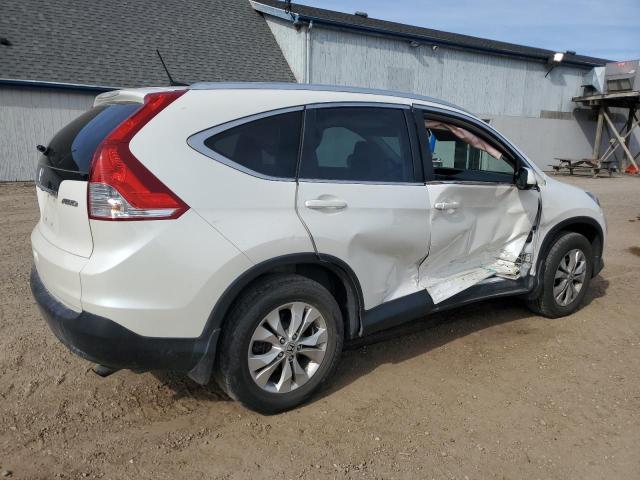 5J6RM4H71EL112889 - 2014 HONDA CR-V EXL WHITE photo 3