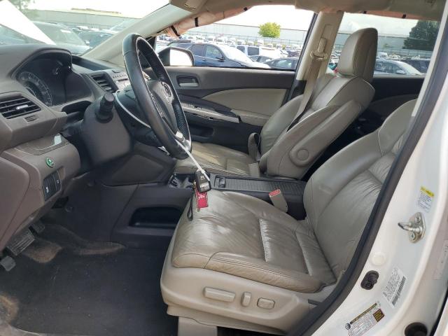 5J6RM4H71EL112889 - 2014 HONDA CR-V EXL WHITE photo 7