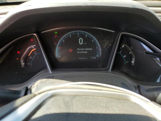 2HGFC2F77GH524920 - 2016 HONDA CIVIC EX SILVER photo 9