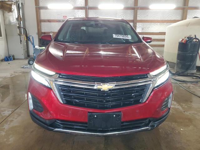 3GNAXKEV8NL189630 - 2022 CHEVROLET EQUINOX LT RED photo 5