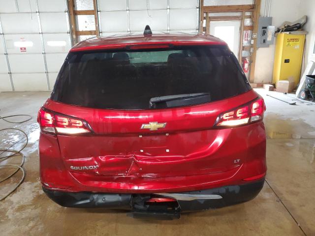 3GNAXKEV8NL189630 - 2022 CHEVROLET EQUINOX LT RED photo 6