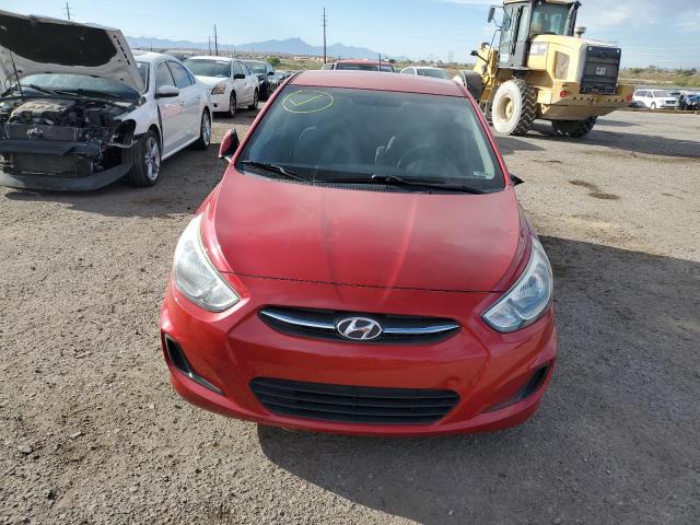 KMHCT5AE7FU216386 - 2015 HYUNDAI ACCENT GS RED photo 5