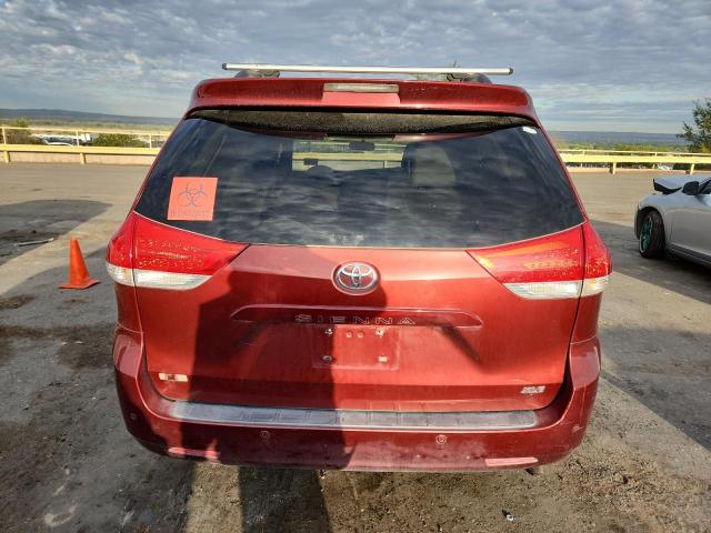 5TDYK3DC2DS378620 - 2013 TOYOTA SIENNA XLE BURGUNDY photo 6