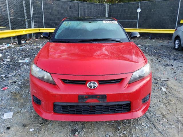 JTKJF5C74D3055184 - 2013 TOYOTA SCION TC 红色 照片 5