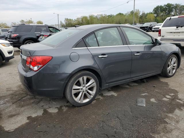 1G1PG5SB5D7221055 - 2013 CHEVROLET CRUZE LTZ GRAY photo 3