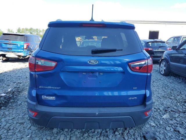 MAJ6S3GL2KC259957 - 2019 FORD ECOSPORT SE 蓝色 照片 6