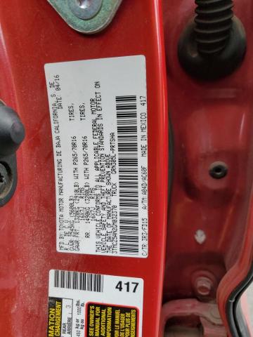 3TMCZ5AN2GM032370 - 2016 TOYOTA TACOMA DOUBLE CAB MAROON photo 12