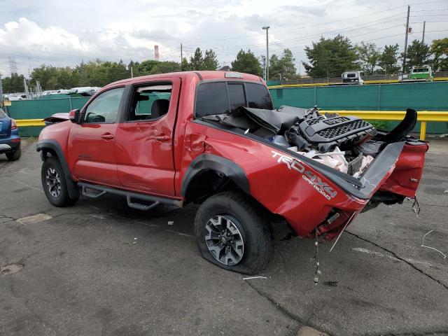 3TMCZ5AN2GM032370 - 2016 TOYOTA TACOMA DOUBLE CAB MAROON photo 2
