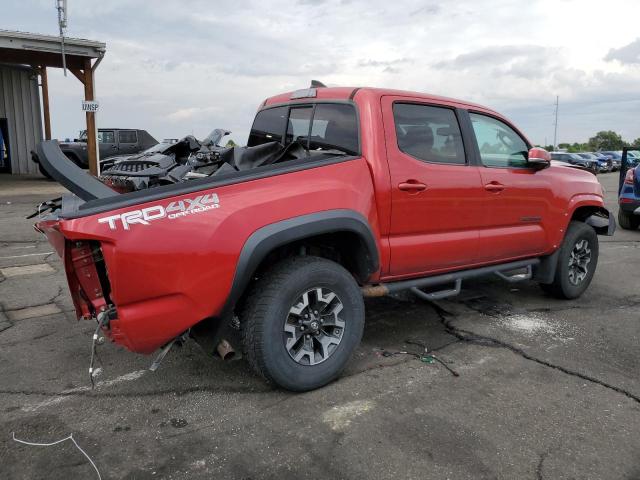 3TMCZ5AN2GM032370 - 2016 TOYOTA TACOMA DOUBLE CAB MAROON photo 3