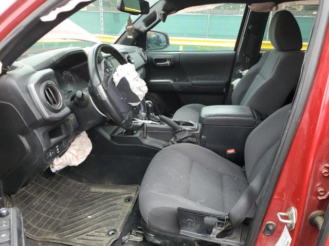 3TMCZ5AN2GM032370 - 2016 TOYOTA TACOMA DOUBLE CAB MAROON photo 7