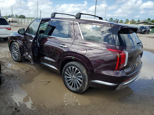 KM8R7DGE7RU658895 - 2024 HYUNDAI PALISADE CALLIGRAPHY MAROON photo 2