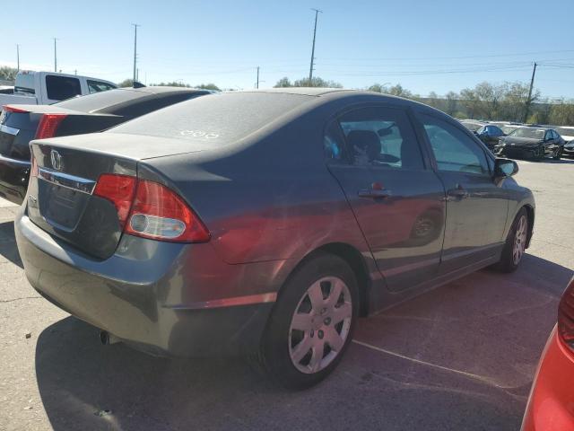 2HGFA1F52BH516649 - 2011 HONDA CIVIC LX ნაცრისფერი ფოტო 3