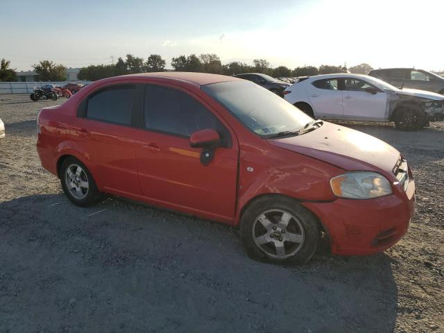 KL1TG566X7B044336 - 2007 CHEVROLET AVEO LT RED photo 4