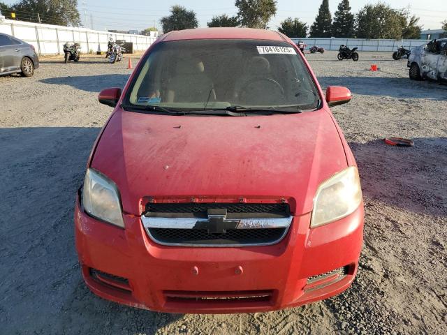 KL1TG566X7B044336 - 2007 CHEVROLET AVEO LT RED photo 5