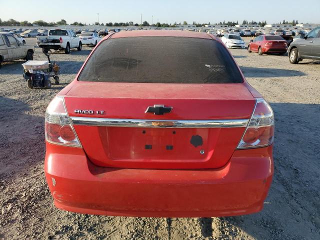 KL1TG566X7B044336 - 2007 CHEVROLET AVEO LT RED photo 6