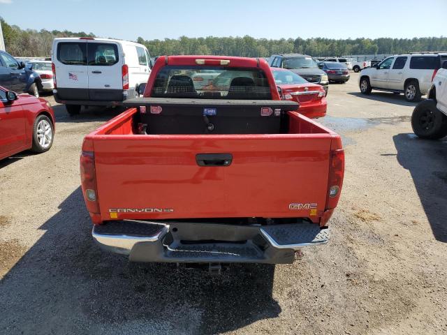 1GTCS149778121240 - 2007 GMC CANYON RED photo 6